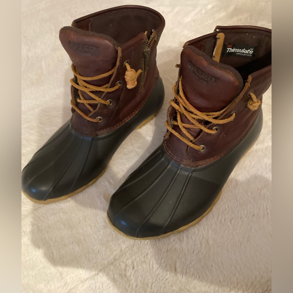 Sherry’s duck boots